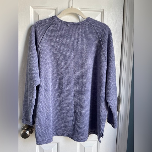 Easel Los Angeles periwinkle top - Picture 3 of 6